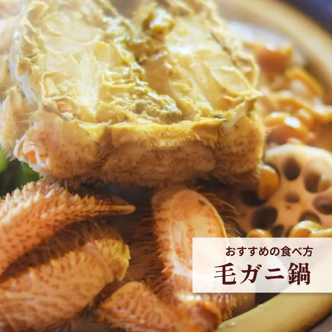 北海道産毛蟹 2尾パック 1尾あたり400~600g