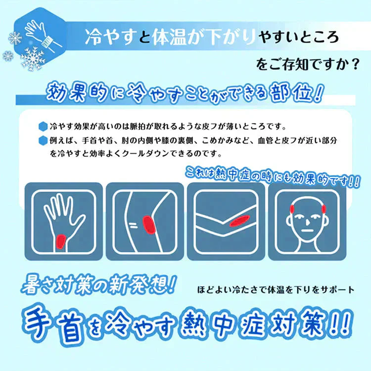 熱中症対策 「アイスブルーとライトピンクセット」28℃ おしゃれ 冷感 最強 暑さ対策 ひんやり 植物由来成分 自然に凍結 繰り返し使える 結露しない バンドクーラー