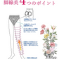 【ベージュ　L～LLサイズ】着圧ストッキング 脚痩せ 美脚 保湿も叶える ローズの香り ブラック ベージュ レディース / NANO WALK ナノウォーク 脚線美
