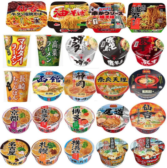 24食セット ご当地カップ麺食べくらべ特集4+6+14
