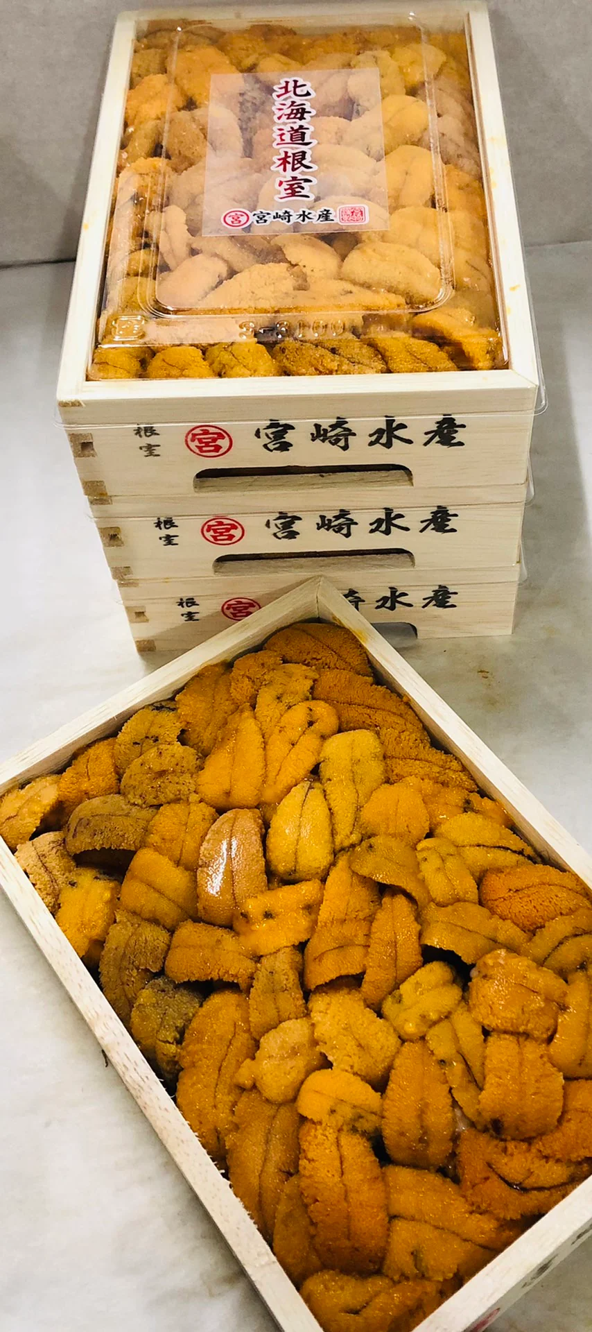 毎日吟選！ 赤ウニ ２２０ｇ バラ Bランク 弁当箱 エゾバフンウニ