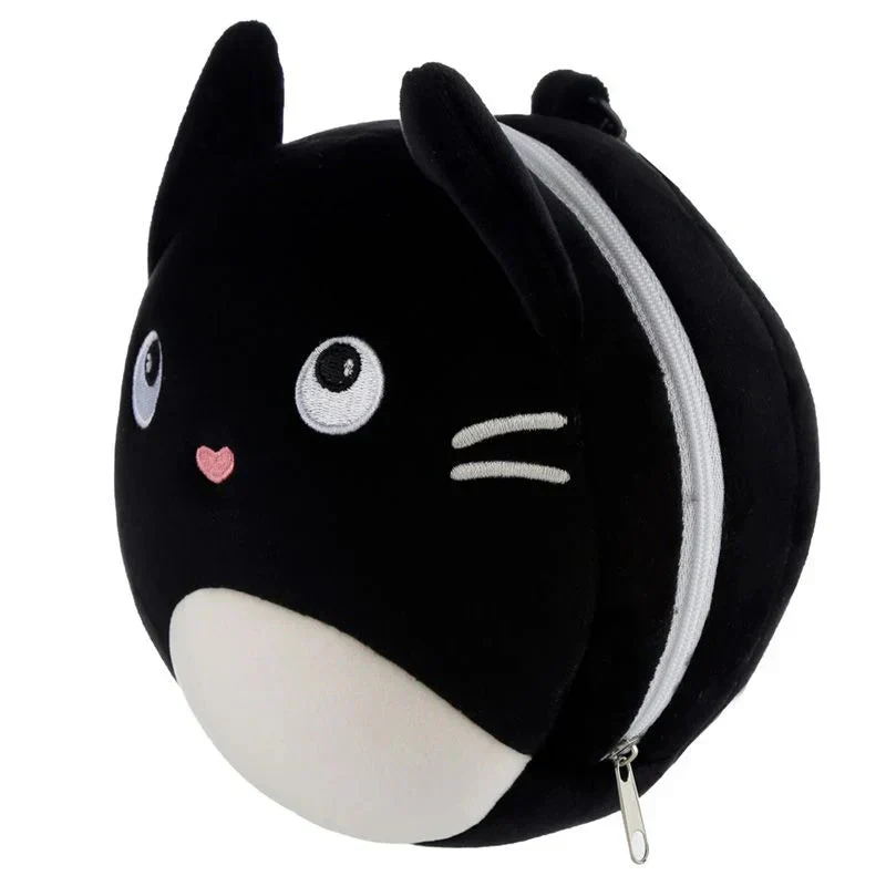 【黒猫のフェリン・ファイン】Relaxeazzz アイマスク付もちもちピロー