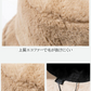 【在庫一掃SALE】フェイクファーバケットハット（ブラック）