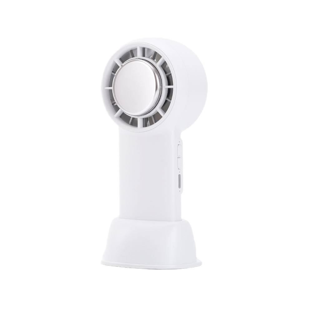 [ホワイト]扇風機 熱中症対策に!! 3段階風量 手持ち扇風機 ペルチェハンディファン nikome ニコメ NKM-PHF01