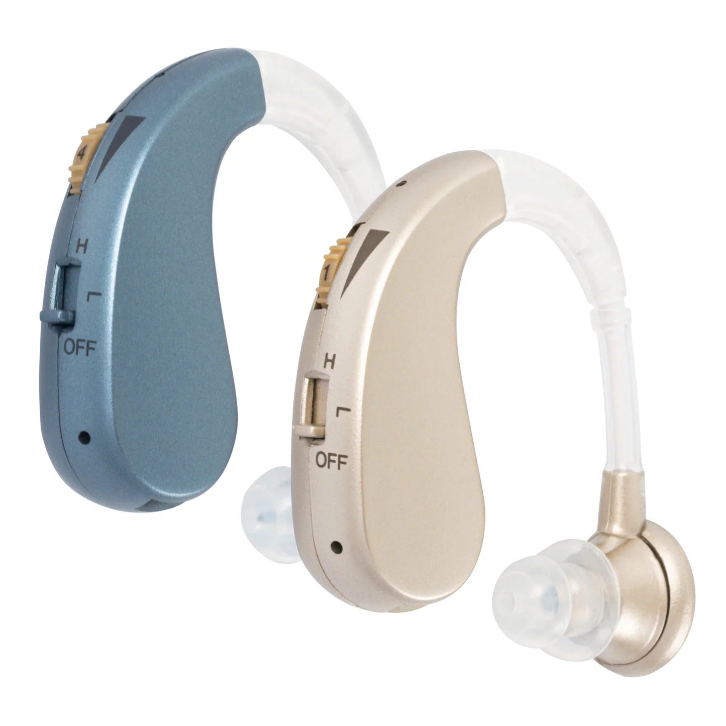 即納 補聴器 集音器 左右両用耳掛け式 充電式 軽量 2種類モード 音質切り替え機能を搭載 シリコーン 両親 高齢者用 敬老の日 日本語説明書付き w591A(ブルー)