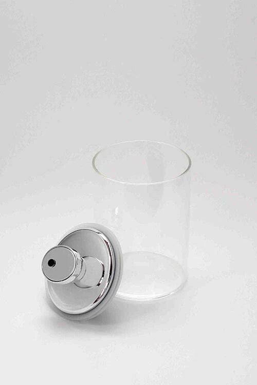 【S】酸化を防ぐ密閉容器 保存容器 ガラス 蓋付き おしゃれ 富士商 エアリデューサー スリム Ｓサイズ