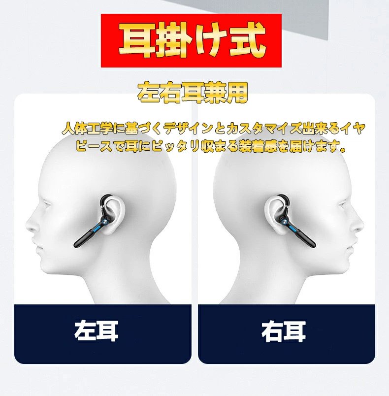 ブルートゥースイヤホン 昇級版 ワイヤレスイヤホン IRI&ミュート機能 マイク内蔵 ハンズフリー通話可 タッチセンサーボタン マルチポイント支持 左右耳兼用 在宅勤務/テレワーク/ZOOM/スカイプ対応 w146E(オレンジ)
