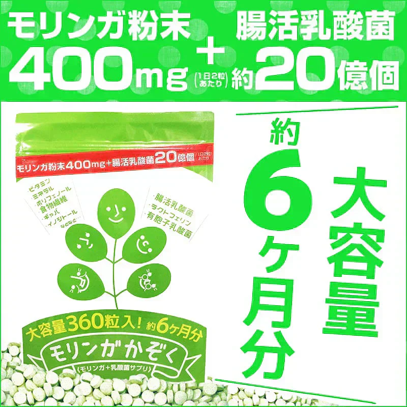 【大容量★約6ヶ月分】healthylife モリンガかぞく【乳酸菌 腸活乳酸菌 もち麦 腸活ダイエット 腸内細菌 腸内環境 腸内フローラ ポリフェノール 水溶性食物繊維 腸活ダイエット 野菜 スーパーベジタブル モリンガ末 乳酸菌 ラクトフェリン モリンガ おすすめ 人気 ランキング 効果 強力 最強 通販 日本製 国産 健康サプリ 健康食品 「福袋」