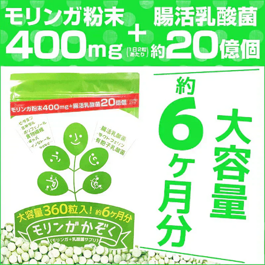 【大容量★約6ヶ月分】healthylife モリンガかぞく【乳酸菌 腸活乳酸菌 もち麦 腸活ダイエット 腸内細菌 腸内環境 腸内フローラ ポリフェノール 水溶性食物繊維 腸活ダイエット 野菜 スーパーベジタブル モリンガ末 乳酸菌 ラクトフェリン モリンガ おすすめ 人気 ランキング 効果 強力 最強 通販 日本製 国産 健康サプリ 健康食品 「福袋」