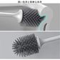 即納商品 トイレブラシ 柔らかい地面式 掃除ブラシ 収納ケース付き コンパクト TPR材質 トイレ掃除 傷つけない 用品 衛生トイレ掃除 トイレ掃除 掃除ブラシ(w073A)グレー