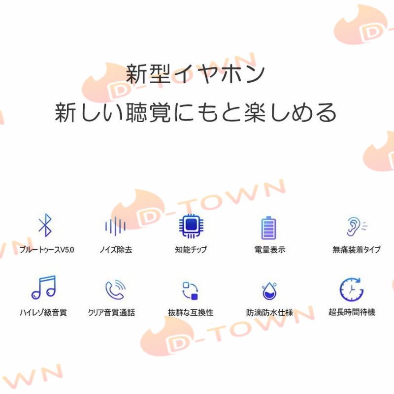 当日発送 Bluetooth ワイヤレスイヤホン 片耳 超軽量 耳掛け式 イヤホン 左右耳兼用 ハンズフリー通話 マイク内蔵 iPhone/Android適用