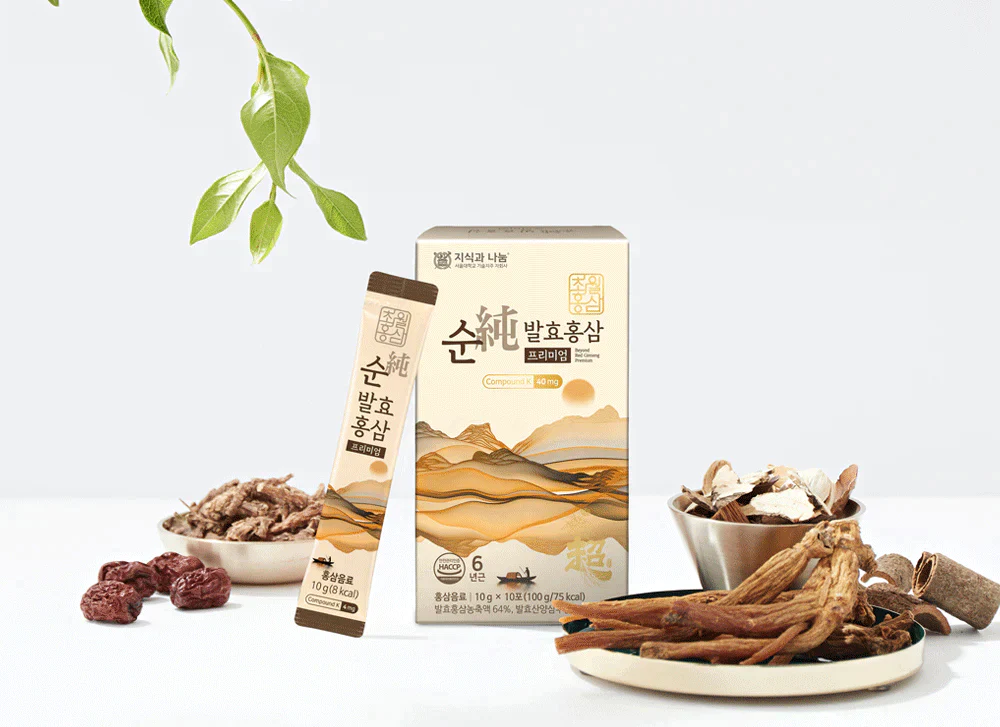 【訳あり商品：賞味期限8月4日】 発酵紅参 純 10包入　韓国　6年根　紅参　高麗人参  サポニン  ジンセノサイド 無添加 フラボノイド 必須アミノ酸 女性特集