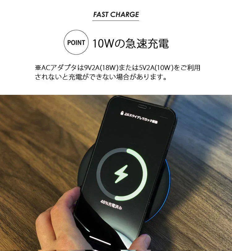 i.Carry iPhone14・13・12対応 MagSafe 対応 ワイヤレス充電器 qi認証済 磁石内蔵型 10W ホームポッド 17-BAT150