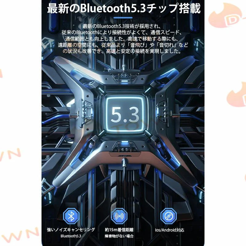 イヤホン 耳を塞がない ワイヤレス bluetooth 5.3 ランニング オープンイヤー ワイヤレスイヤホン ジョギング イヤーカフイヤホン 耳掛け式 マイク 高音質 s067C(ブラック)