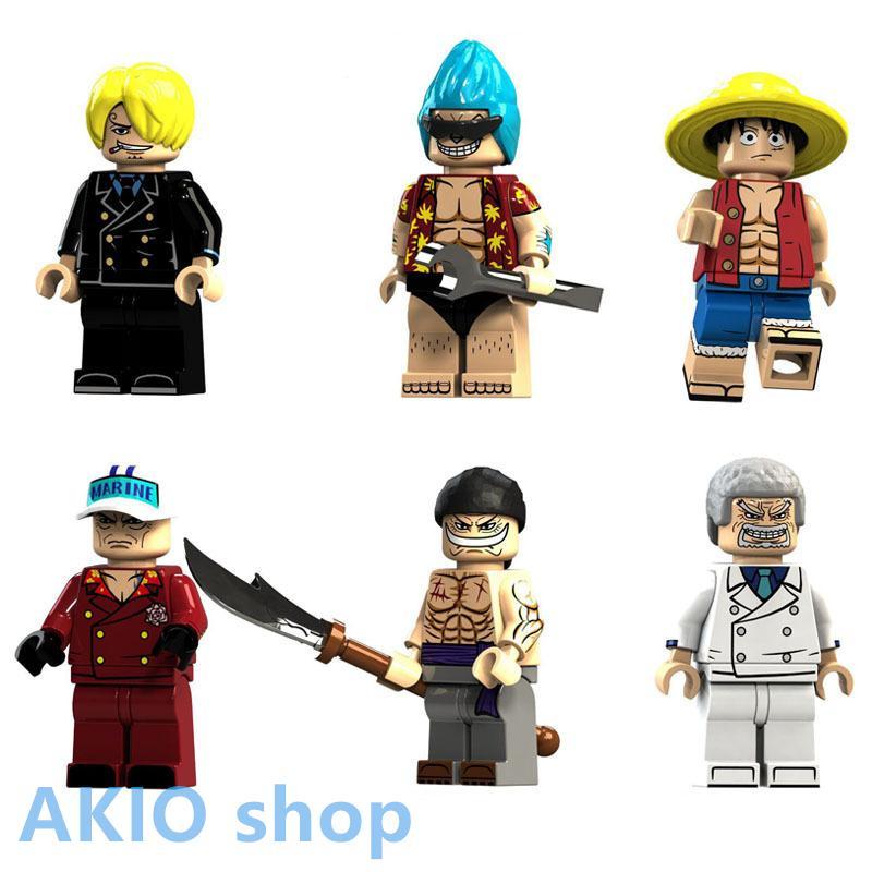 ワンピースブロックおもちゃ LEGO互換品 14点セット ルフィ サンジ 組立 玩具 おもちゃ ミニフィギュア 人気 漫画 アニメキャラクター プレゼント  s036