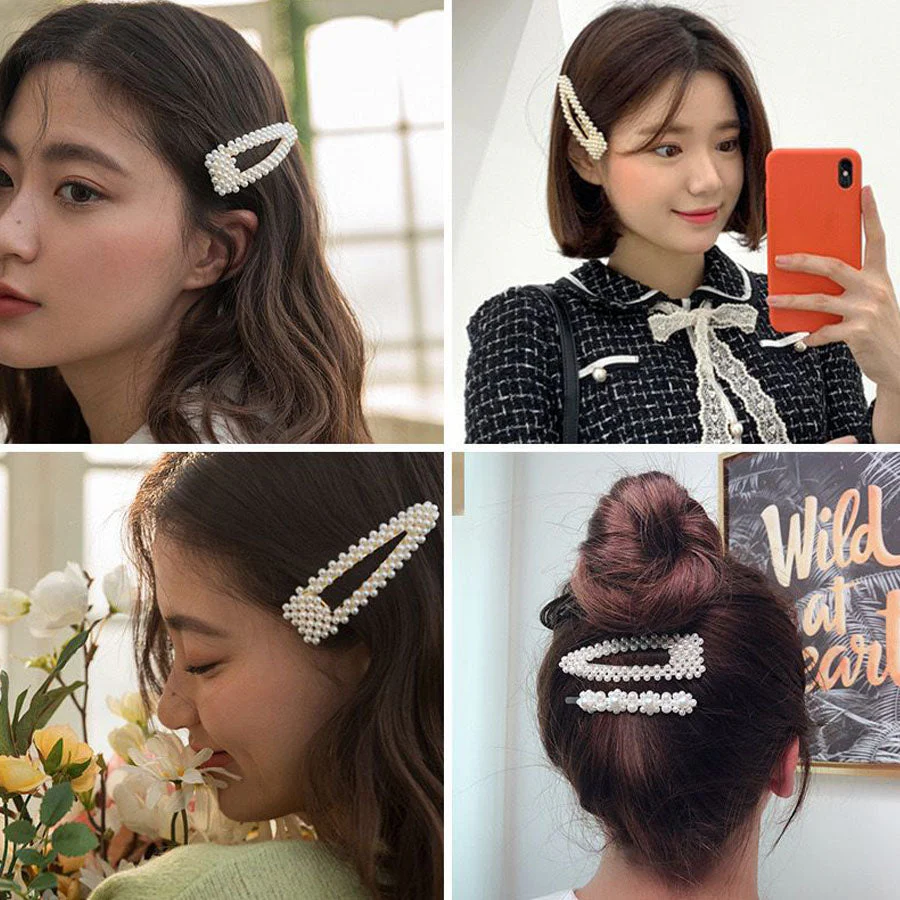 ヘアピン 10本セット パール ヘアクリップ スリーピン パールヘアピン ヘアアクセサリー 前髪 髪留め 髪飾り 結婚式 卒業式 入学式 パーティ レディース 可愛い おしゃれ