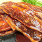 【５００ｇ】本場韓国の味！牛骨付きカルビ(味付け)／韓国の秘伝のタレ使用!梨・玉ねぎ・リンゴのピューレ、ニンニク等焼き上がりの旨みが違います!