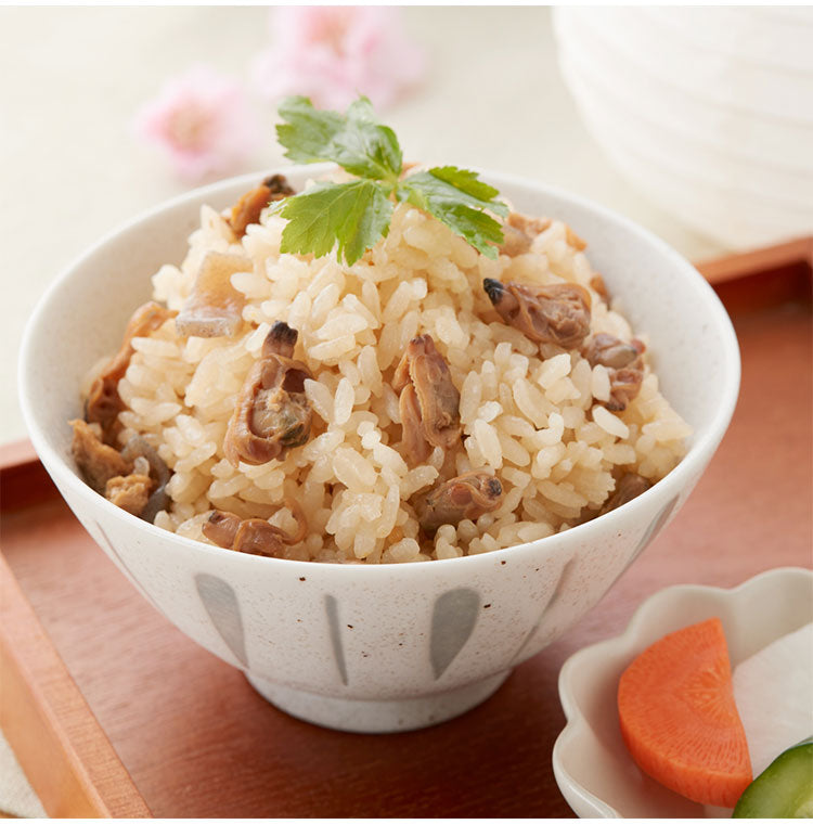 (深川めし風あさりご飯の素	)炊き込みご飯の素とコシヒカリ2合 感謝の気持ちをコメたギフト そのまま食べられる お試し プチギフト あさり 海鮮(代引不可)【メール便配送】【送料無料】