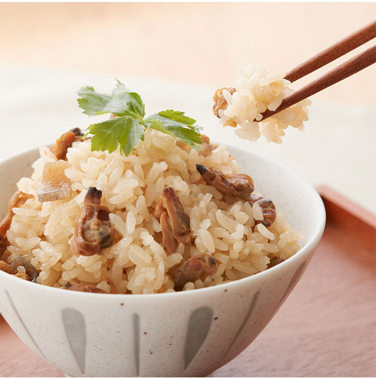 (深川めし風あさりご飯の素	)炊き込みご飯の素とコシヒカリ2合 感謝の気持ちをコメたギフト そのまま食べられる お試し プチギフト あさり 海鮮(代引不可)【メール便配送】【送料無料】