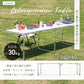 【240㎝×60㎝】【ブラウン】アウトドア テーブル キャンプ バーベキュー テーブル アウトドア 折りたたみ テーブル レジャーテーブル 折り畳みテーブル 240cm 軽量 アルミ 高さ調節 ピクニックテーブル 運動会 お花見 BBQ キャンプ MERMONT