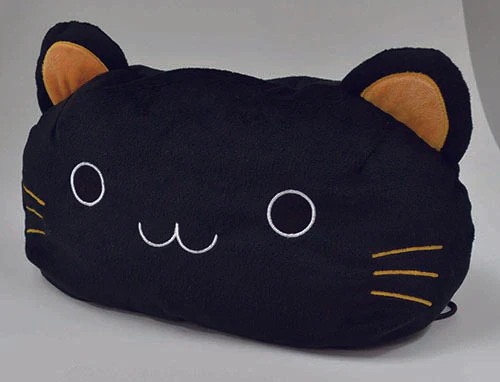 【白猫】ねこ顔ティッシュカバー ネコ 猫 猫グッズ 黒猫 白猫 ブラック ホワイト 30×20cm ティッシュカバー