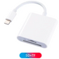 SDカードリーダー 2in1 iPhone iPad データ転送 動画転送 ライトニング SD TF