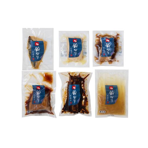 東京 新宿荒木町 日本料理 「鈴なり」 本格惣菜セット （ロース煮、炊込みごはんの素、豚の角煮、鶏の八幡巻、西京焼2種）