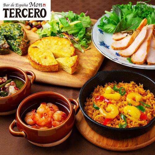 東京品川 「スペインバル モン・テルセーロ」 スペイン料理セット 6種
