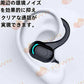 当日発送 Bluetooth ワイヤレスイヤホン 片耳 超軽量 耳掛け型 イヤホン 右耳用 ハンズフリー通話 マイク内蔵 iPhone/Android適用 s010E(グリーン)