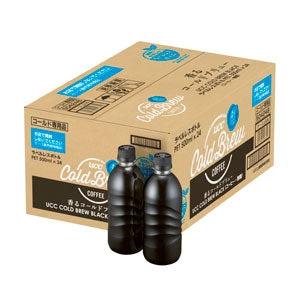 [送料無料] UCC  COLD BREW BLACK(コールドブリュー ブラック) ラベルレスボトル 500mlPET×48本[24本×2箱]【3〜4営業日以内に出荷】【エコ得】