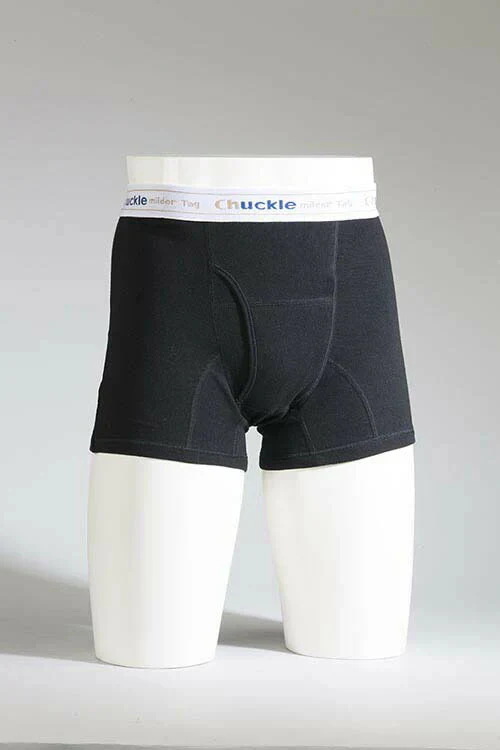 【グレー3L】ニットトランクス メンズ 3枚組 S/M/L/LL/3L 前開き 尿漏れパンツ 失禁パンツ ちょい漏れ 吸水 抗菌 防臭 介護 シニア 日本製