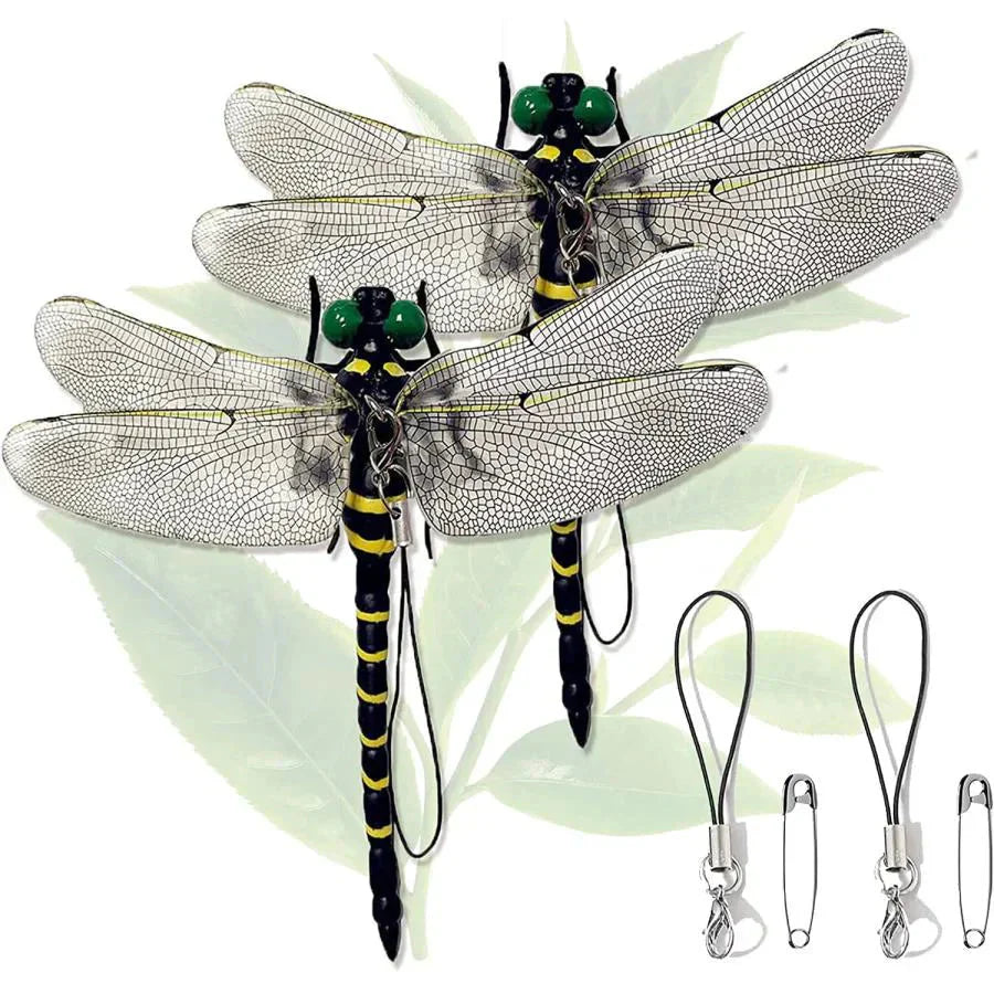 即納   12cm 2匹セット 虫除け 虫避け 虫よけ  昆虫 トンボ とんぼ 蜻蛉 おもちゃ お本物とほぼ同じサイズ