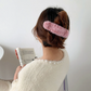 (グリーン)もこもこヘアピン 大きめ　ヘアクリップ　韓国風　ヘアアクセサリー　かわいい　オシャレ　髪飾り パーティー飾り 上品