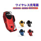 車載ホルダー ワイヤレス 充電器 車載Qi スマホホルダー 車用 自動開閉 エアコン吹き出し口用 360度回転 iPhone　Android　各インチに対応(ブラック)w370C