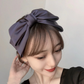 (ネイビー)リボンカチューシャ　ヘアバンド　レディース 大人っぽい ヘアアクセサリー シンプル 髪飾り おしゃれ  ヘアターバン