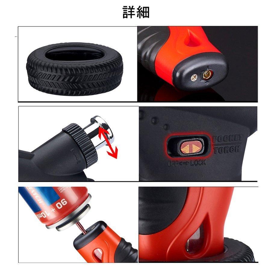 当日発送 ライター 葉巻ライター 直噴ターボライター ガス 注入式 ジェットライター 防風 充填式 ろうそくアウトドアトーチ ライター キャンプ 火起こし w224B(ブラック)