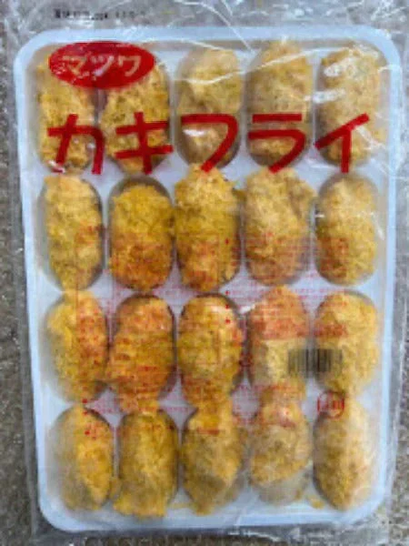 【国内加工・濃厚な味わいです】カキフライ120粒入り  500g×6パック　3kg