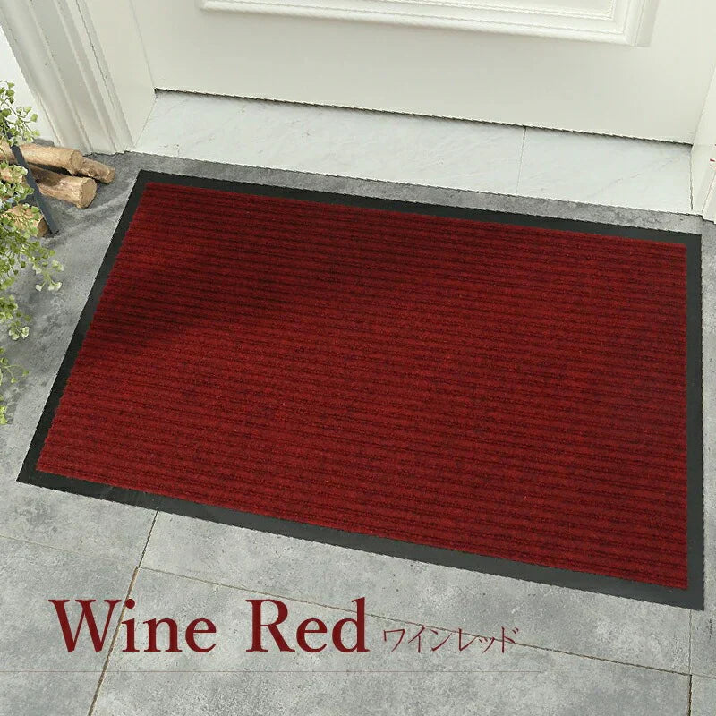 【ワインレッド 40×60cm】玄関マット 屋外 室内 おしゃれ 北欧 泥落とし 洗える かわいい 風水 大判 40×60cm 50×80cm 60×90cm 80×120cm 120×150cm 無地 滑り止め 業務用 丸洗い 水洗い ドアマット 店舗 飲食店 オフィス 事務所