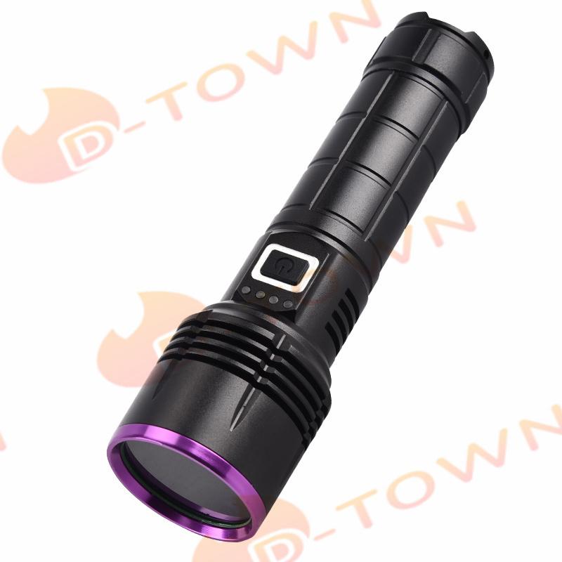 紫外線ライト UVカット 365NM?四核大工率 骨董鑑別 酒やタバコ鑑別 紙幣鑑別 琥珀鑑別 四核高輝度電球搭載 高い透過率 UV紫外線 365nm