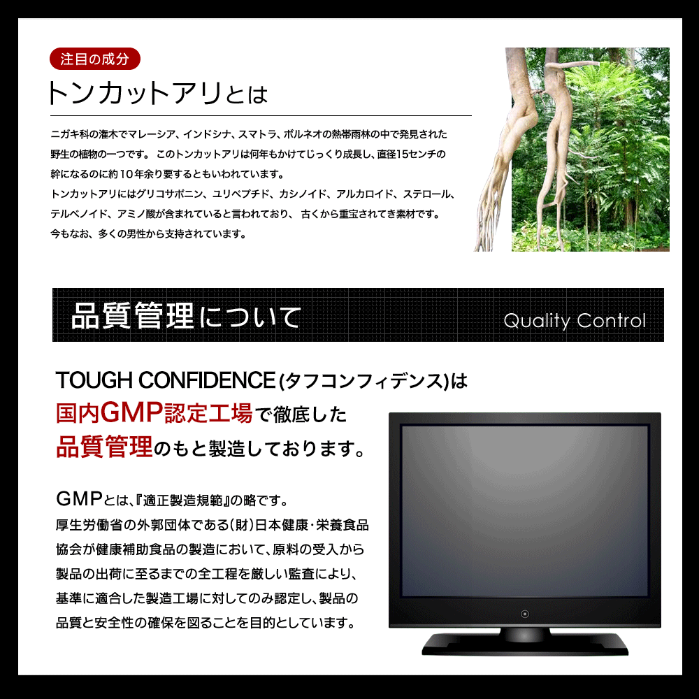タフコンフィデンス《約3ヶ月分》みなぎるパワー系素材13種類配合！　ネコポス送料無料　トンカットアリ/マカ/スッポン/赤マムシ/亜鉛/タフコン/TOUGH CONFIDENCE