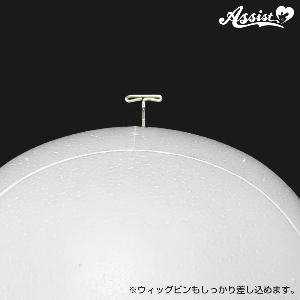 アシストウィッグ ★等身サイズ★発泡スチロールヘッドマネキン コスプレ ウィッグセット
