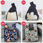 【19】【同柄2個セット】【予約商品・発送時期は商品説明に記載】ニット バッグ ニットバッグ 同柄 2個セット マルシェバッグ ニット トートバッグ 縦型 クロシェ編み かぎ針 ハンドバッグ マルシェ 韓国 ミニバッグ ミニバッグ 送料無料 ギフト プレゼント