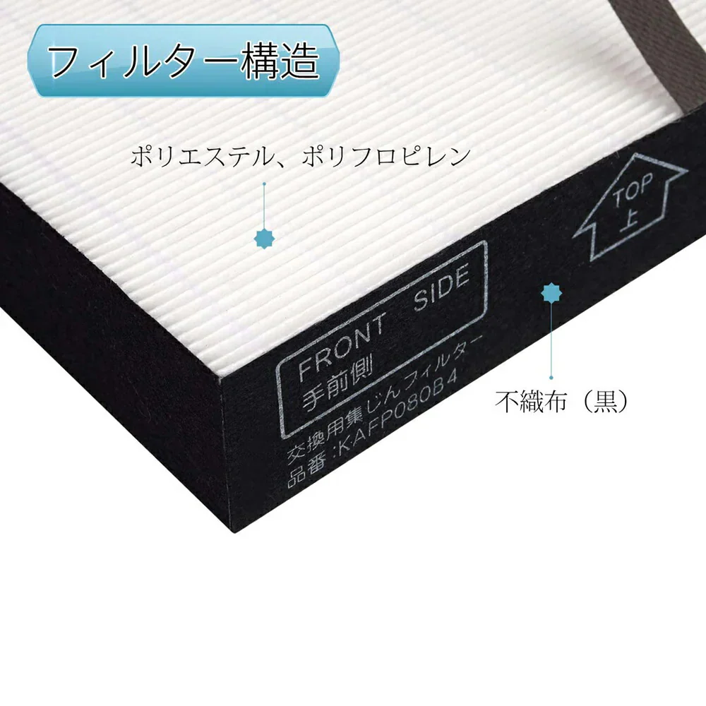 【全て日本国内発送】 ダイキン KAFP080B4 集塵フィルター kafp080b4 加湿空気清浄機 フィルター KAFP080A4の代替品 交換用集じんフィルター (互換品/1枚入り)