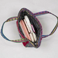 【黒】ハンドバッグ 手提げ 花柄 ゴブランバッグ レディース ファスナー式