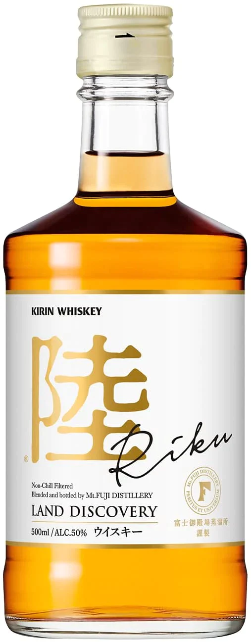 キリン ウイスキー 陸 PURE&MELLOW 500ml 50度 1本富士 御殿場蒸溜所 ブレンデッド ジャパニーズ ウィスキー【ご注文は12本まで1個口配送可能】