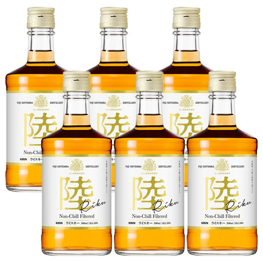 キリン ウイスキー 陸 PURE&MELLOW 500ml 50度×6本