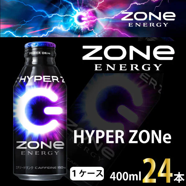 HYPER ZONe ENERGY エナジードリンク ボトル缶 400ml×24本