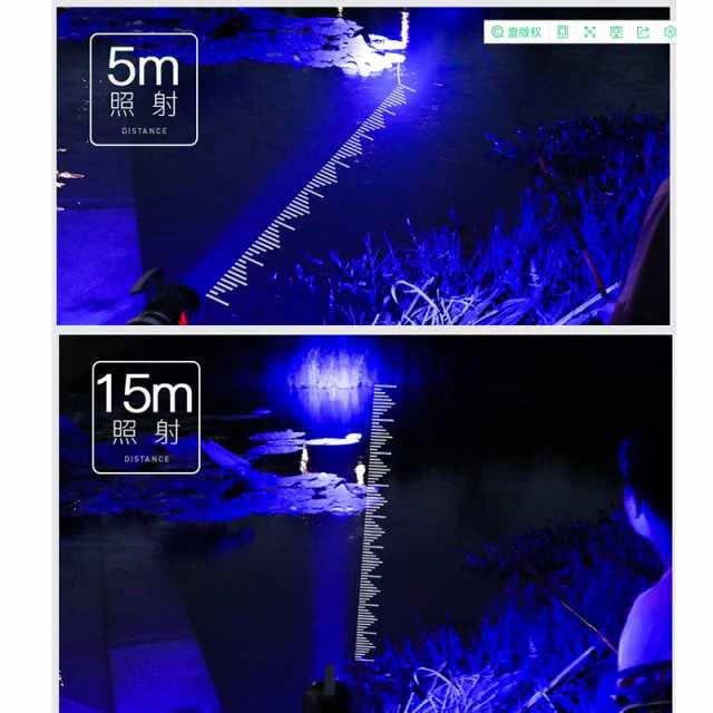 即納商品 ハンドライト 前照灯 車幅灯 集魚灯 投光器 LED USB 充電式 2モード切替 高輝度 1000LM 900M照射 大容量電池 軽量 小型 防水 w390