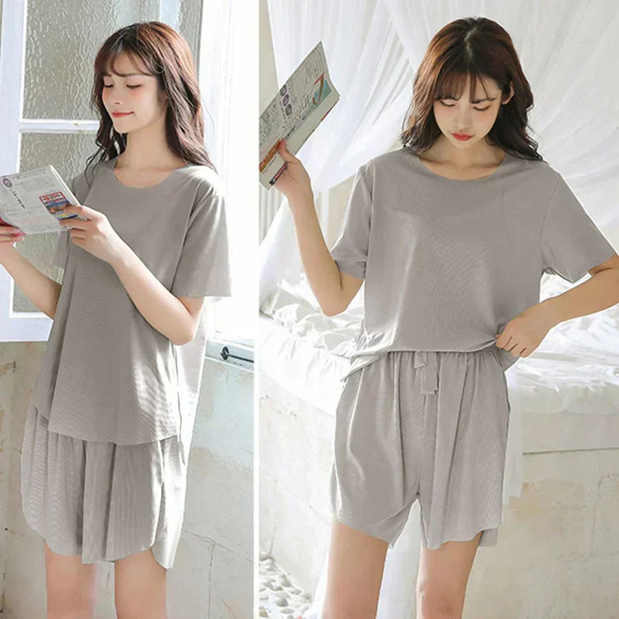 「送料無料 ミントグリーン 接触冷感 」ルームウェア 接触冷感 セットアップ リラックス インナー 半袖トップス インナーウェア ゆったり 送料無料