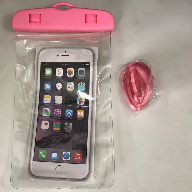 スマホ 防水ケース ピンク 1個 防水カバー IPX8 ストラップ付き 全機種対応 iPhone Galaxy 各種携帯電話対応 防水バッグ お風呂 釣り 水中撮影 ポイント消耗